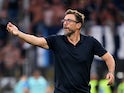 Frosinone coach Eusebio Di Francesco reacts on August 19, 2023